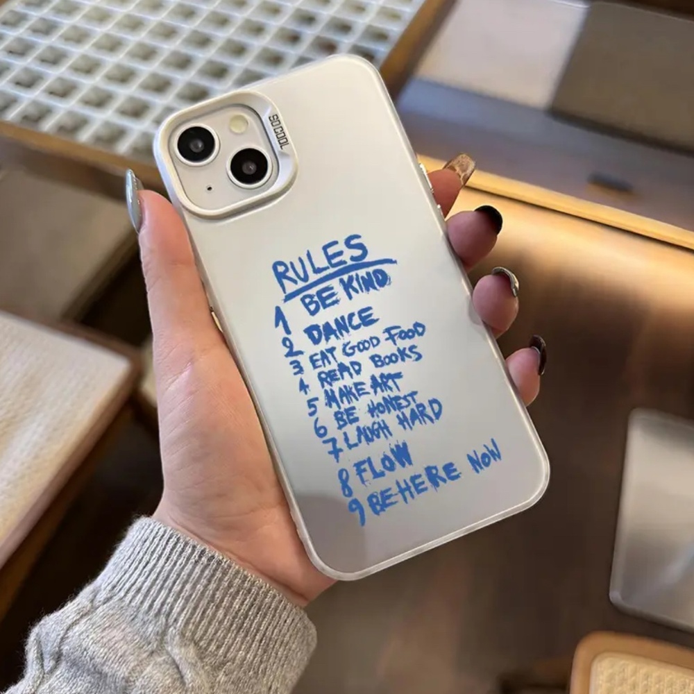 Inspirational Aesthetic iPhone Case | Shockproof Trendy Quote Cover for iPhone